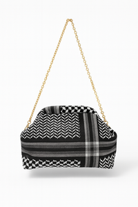Kiffiyeh clutch