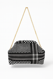 Kiffiyeh clutch