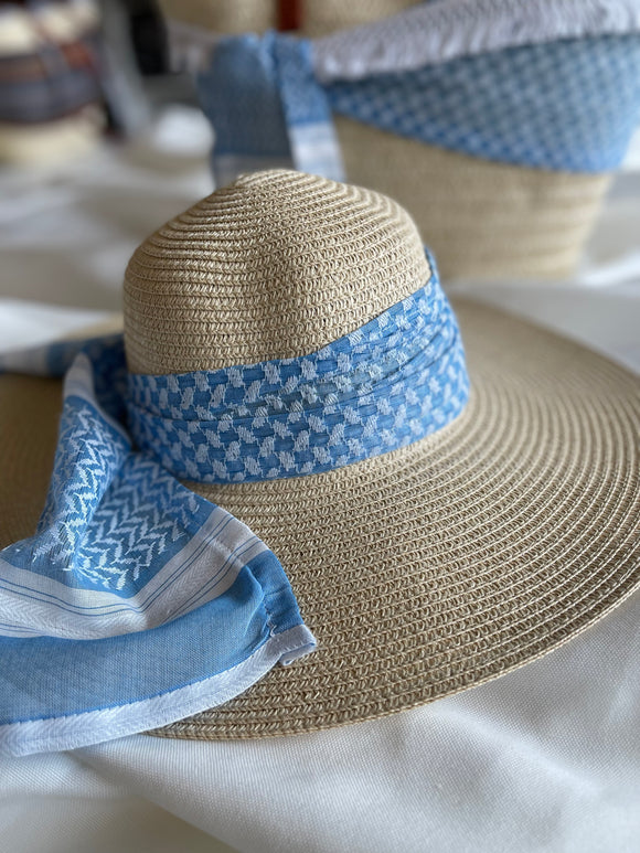 Straw Hat Blue