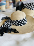 Straw Hat Black & White