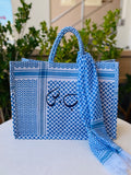 Kiffeyeh bag White & Blue