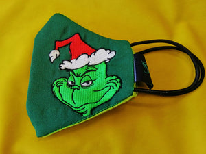 Grinch Face Cover